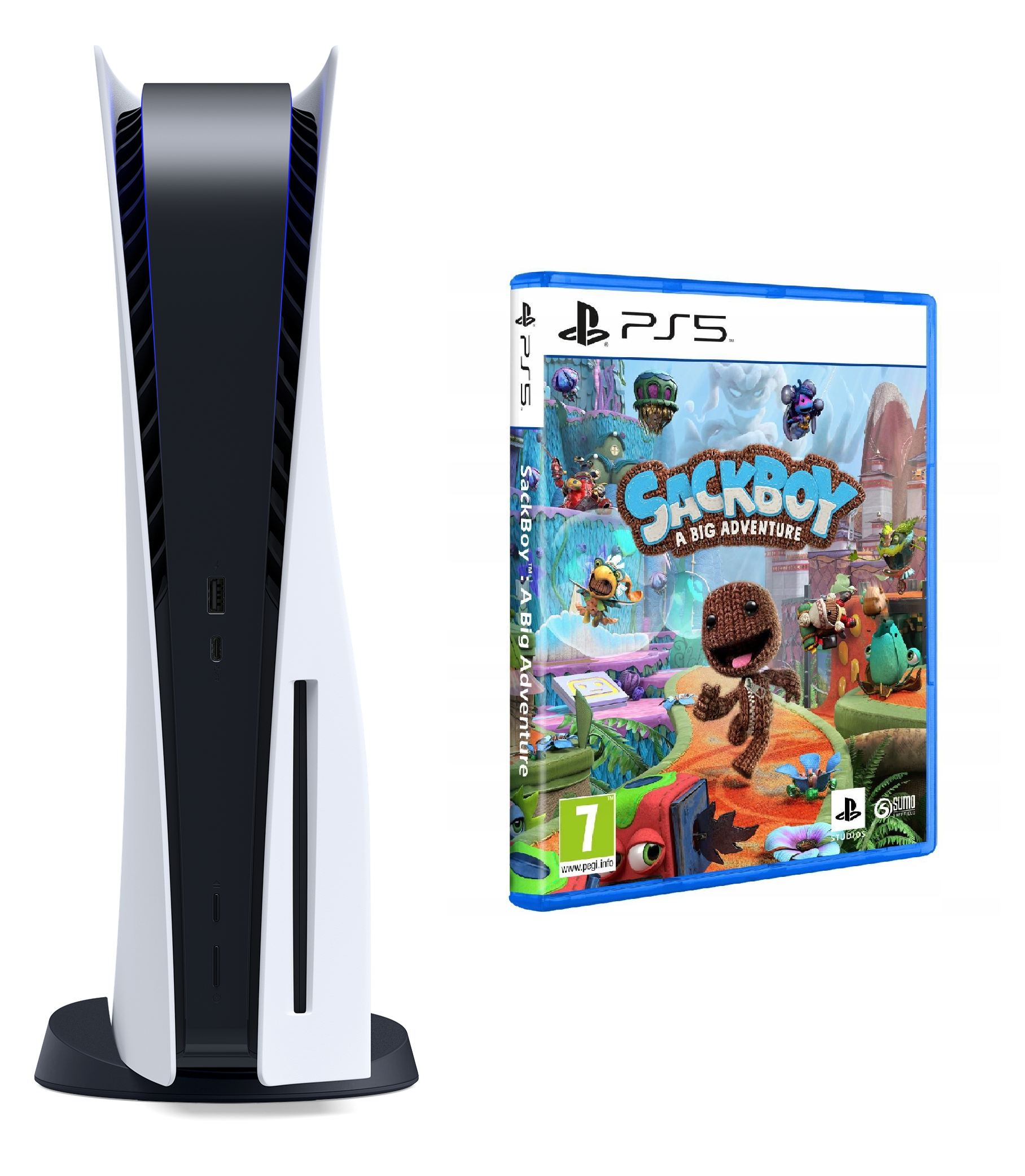 3321 Konsola Sony PlayStation 5 PS5 Zestaw Sackboy A Big Adventure! - obrazek 1