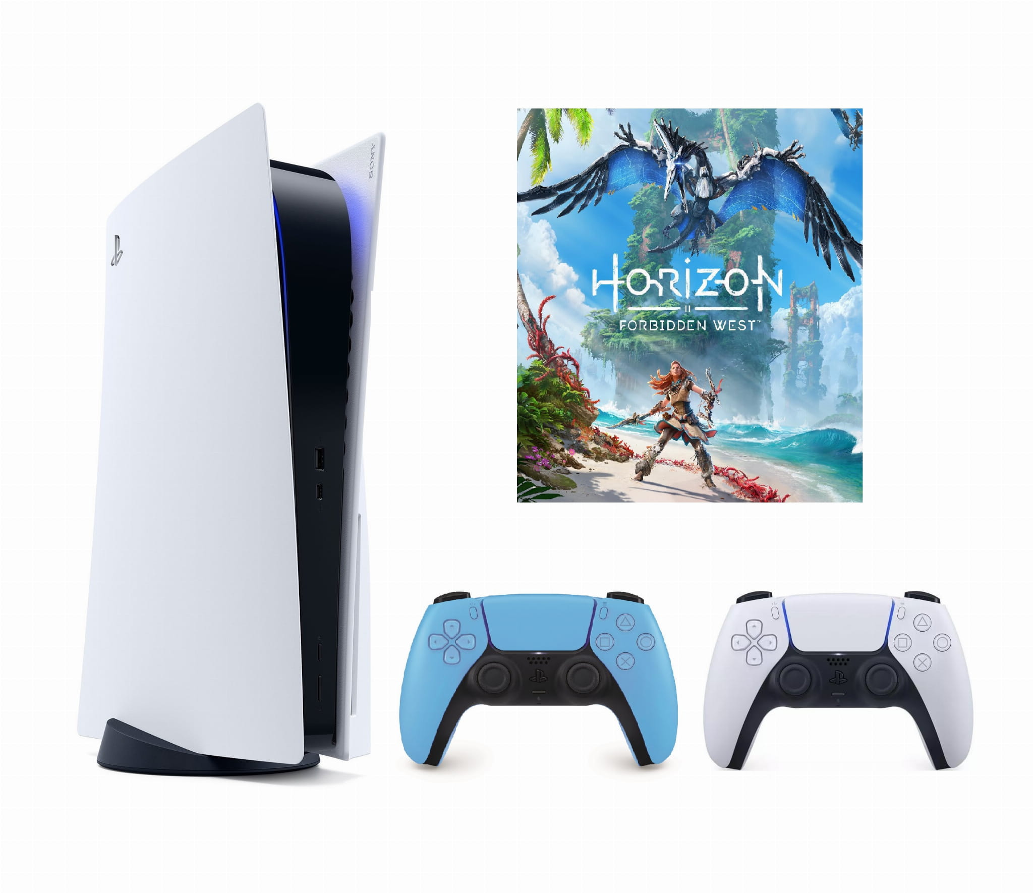 3435 Konsola Sony PlayStation 5 PS5 Zestaw 2 Kontrolery + Horizon Forbidden West - obrazek 1