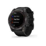 Używany - Smartwatch Garmin Fenix 7X Sapphire Solar Czarny Tytan