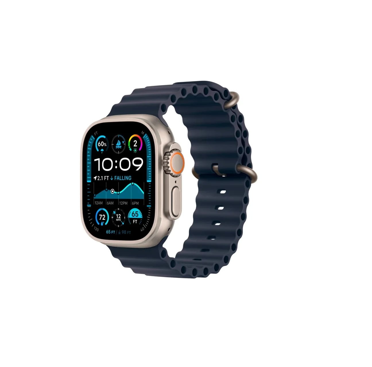7892 Używany - Apple Watch Ultra 2 CEL 49mm Tytanowy (Titanium Ocean Blue) - obrazek 1